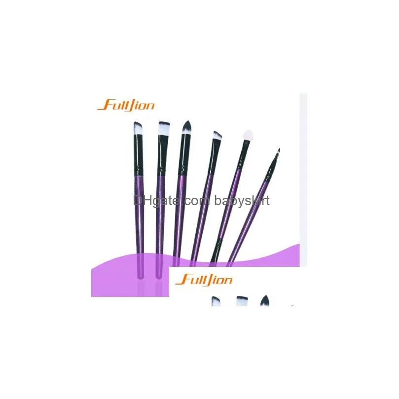 Makeup Brushes Whole 6 Pcs Professional Makeup Cosmetics Brushes Eye Shadows Eyeliner Nose Smudge Brush Tool Set Kit For Brushes351407 Dhsdg