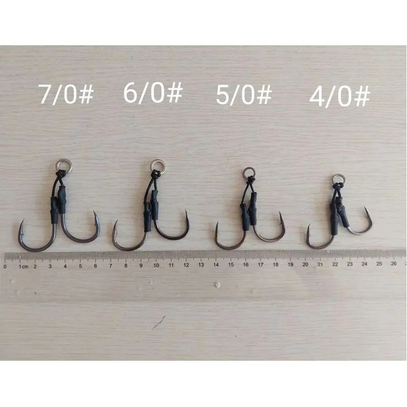 Fishing Hooks Iron Plate Hook Villain Tie Line Strong Horse Fishing Boat Road Asian Sea Belt Fish Drop Delivery Sports Outdoors Fishin Dhq0J