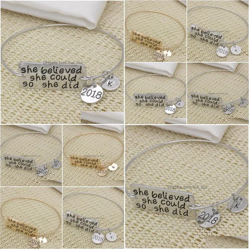 charm bracelets fashion bracelet inspirational jewelry high quality she believed could so did 2022 k b130charm charmcharm