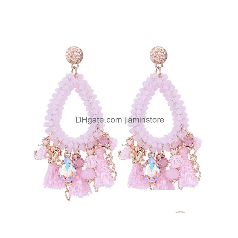 Dangle & Chandelier Whole Tassel Earrings For Woman Drop Boho Pendients Wedding Brincos Jewelry Oorbellen Gifts6671684 Drop Delivery Dhwsi