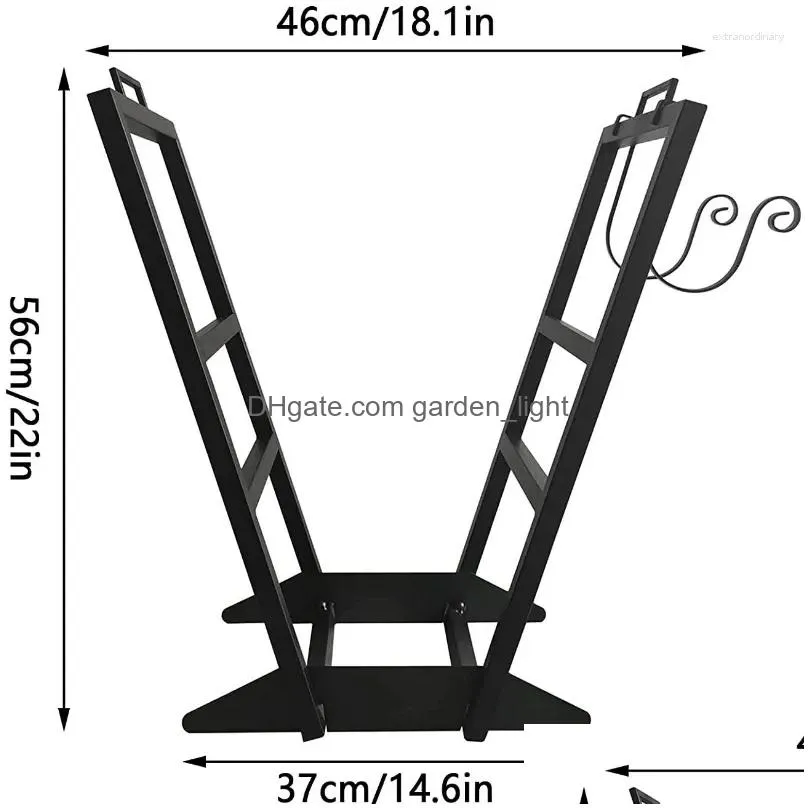 kitchen storage american style firewood rack stove tool fireplace baking wood stacking home organization and