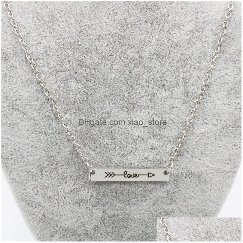 couples love letters pendants designer necklace for woman man gold silver plated alloy link chain choker womens mens pendant necklaces lovers jewelry friend