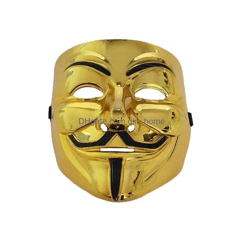 v party masks for vendetta mask anonymous guy fawkes fancy adult costume accessory party cosplay halloween masks