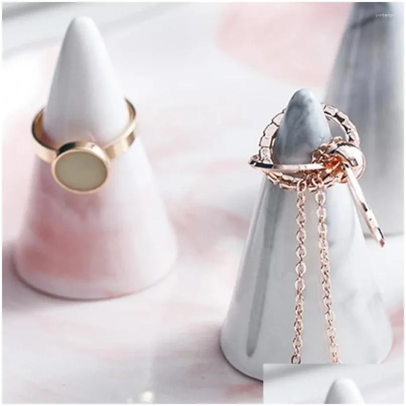 jewelry pouches keep tidy ring holder retail stores gold ceramic display stand crafts nordic style storage marble decor portable