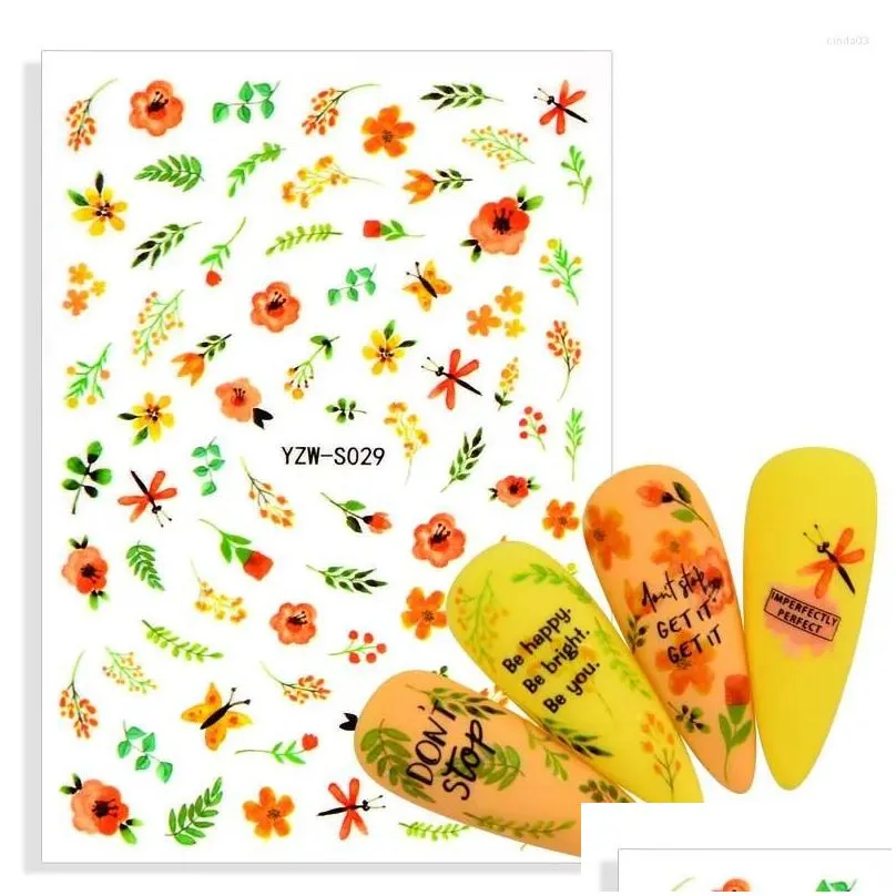 nail stickers decals water transfer sexy lips tongue makeup girls sliders decoration manicure wraps tattoo modern cool girl