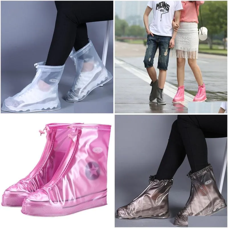 Rain Covers Rain Ers Shoes Er Waterproof Gear For Adts And Children Boots Weather Woman Slip On Protective 230603 Drop Delivery Home G Dh7G2