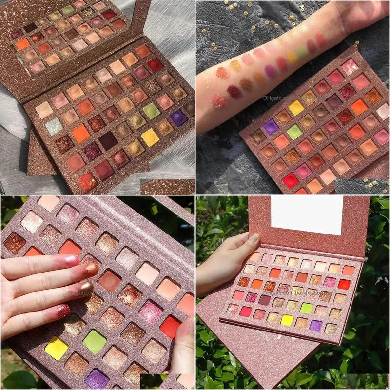 Eye Shadow Eyeshadow Palette 40 Colors Eye Shadows Makeup Matte Glitter Pigment The Wterproof Make Up Pallete Paleta De Sombras 240123 Dhtbc