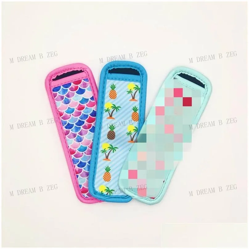 Ice Cream Tools 15 Style Reusable Popsicle Holders Bags Zer Ice  Sleeves Antizing Neoprene Insator Drop Delivery Home Garden Kitche Dhyjk