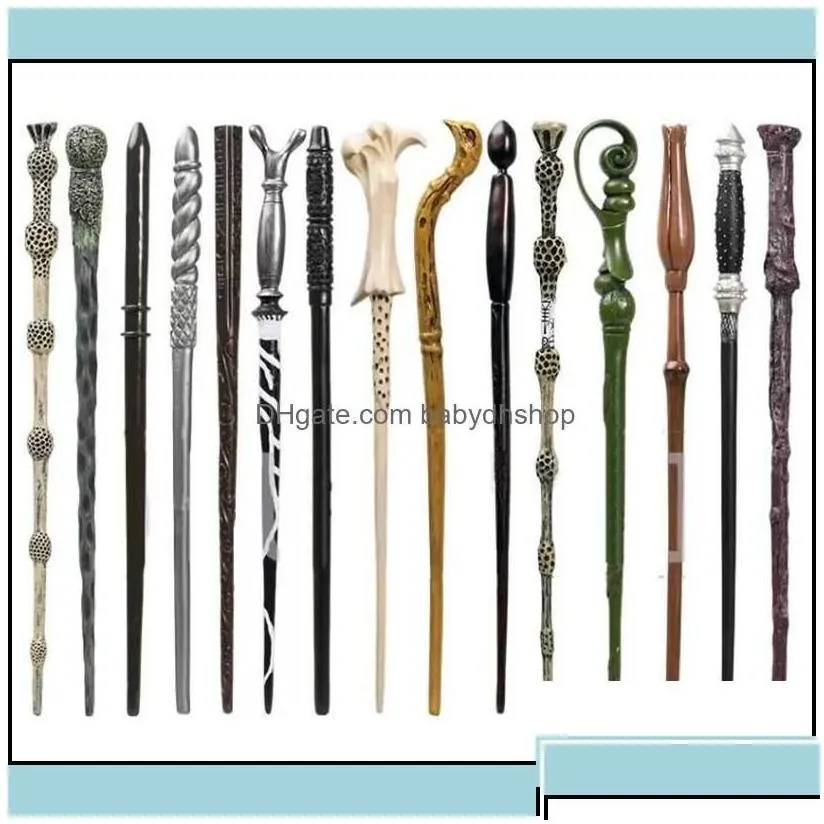 Magic Props Creative Cosplay 42 Styles Hogwarts Series Wand New Upgrade Resin Magical Drop DeliveryToys Gifts Puzzles Babydhshop