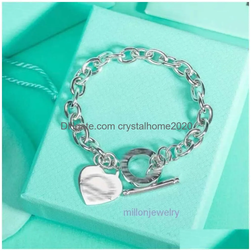 Anybangle Bracelet T Classic Love Chain Fashion Design Hand Jewelry Ladies Live Drop Delivery Dhaj0