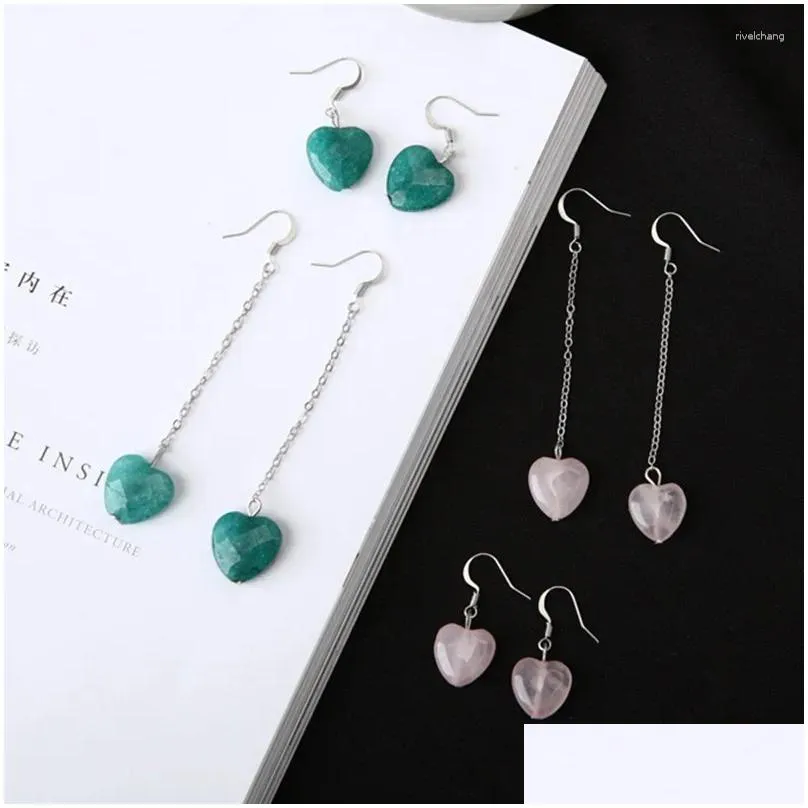 stud earrings 2024 korean fashion charm pierced sweet marble texture heart women gifts wholesale