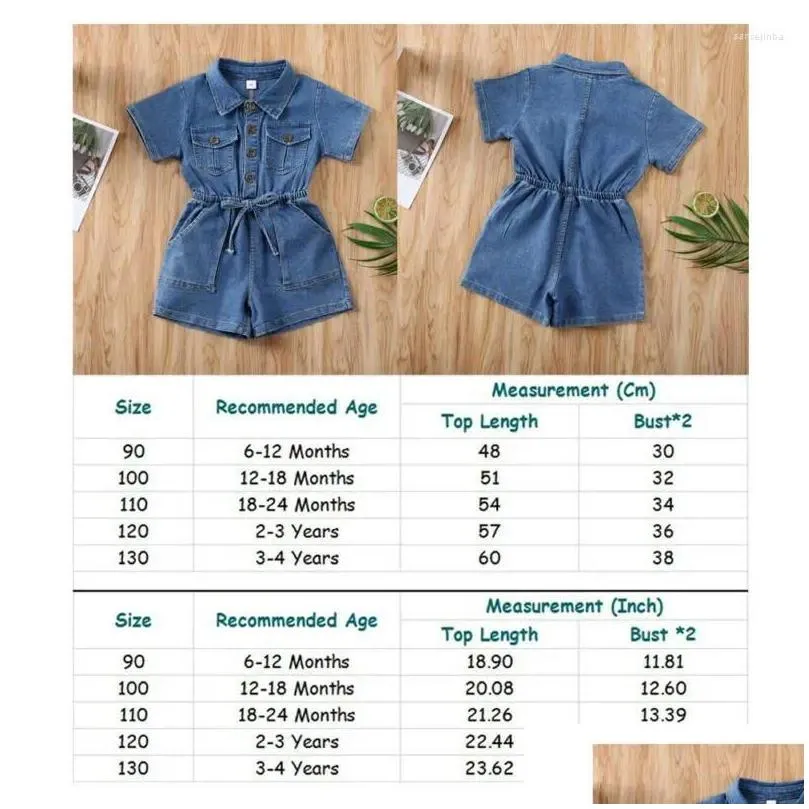 trousers 1-4year toddler kids girls outfit playsuit jumpsuit romper shorts summer set