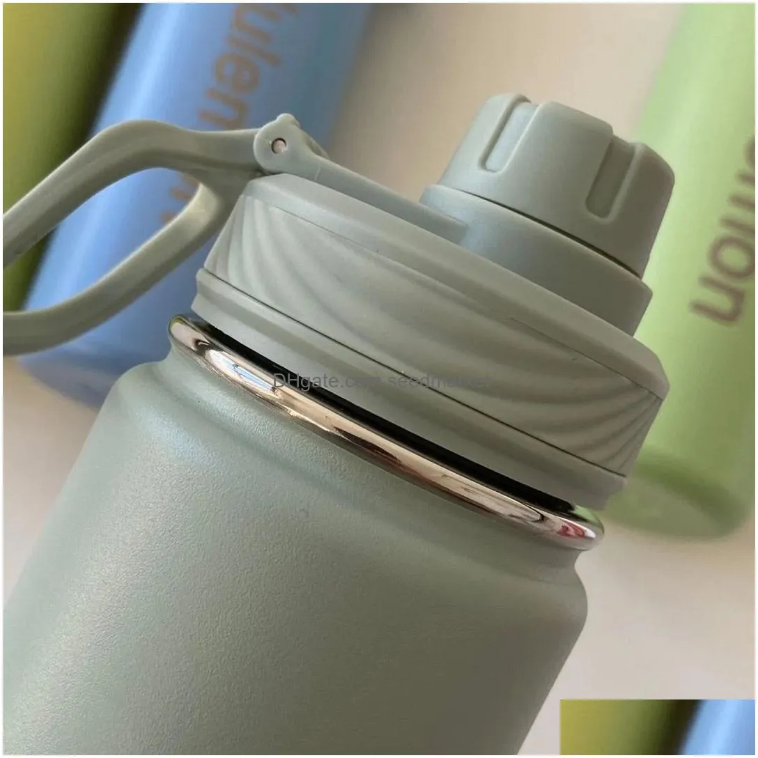 Tumblers 710Ml Insated Water Cup Sports Bottle Bottles Stainless Steel Pure Vacuum Portable Leakproof Outdoor 231221 Drop Delivery Hom Dhbap