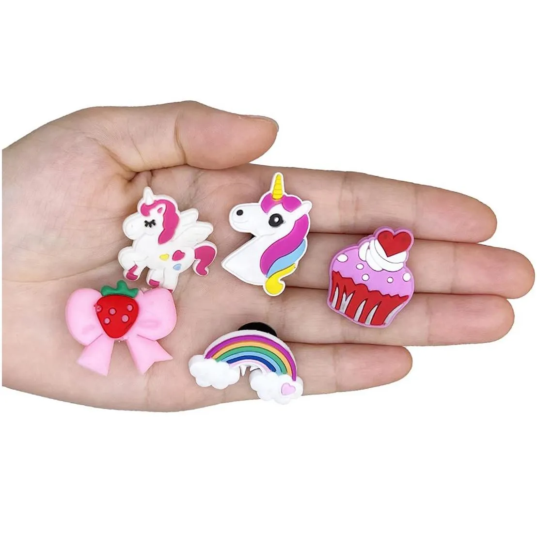 shoe parts accessories charms for kids cute different decoration party gifts boy and girl drop delivery series randomly