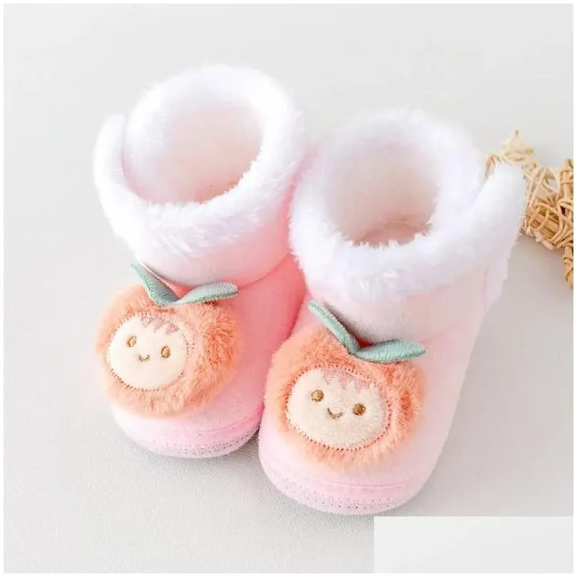 boots cute born baby boy shoes soft winter toddler boys and girls with cashmere socks warm