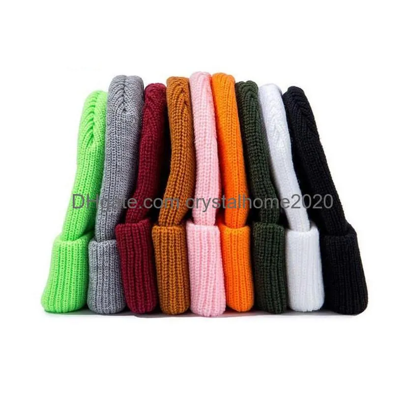 Beanie/Skl Caps Autumn And Winter Hat Noah Cold Letter Knitted Woolen Embroidery Cross Warm Ins Tide Outdoor Sports T221020 Drop Deli Dhm8P