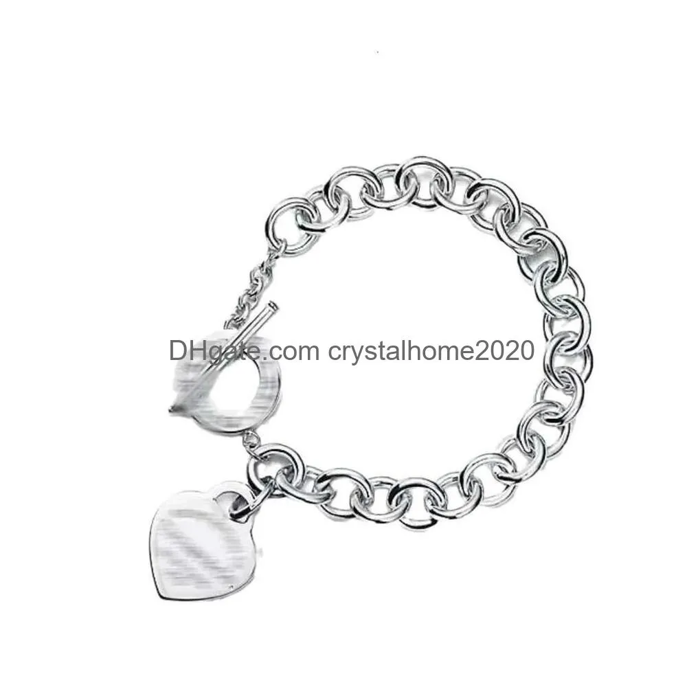 Anyclassic Ot Love Chain Bracelet Fashion Design Hand Jewelry Ladies Live Drop Delivery Dhdu2