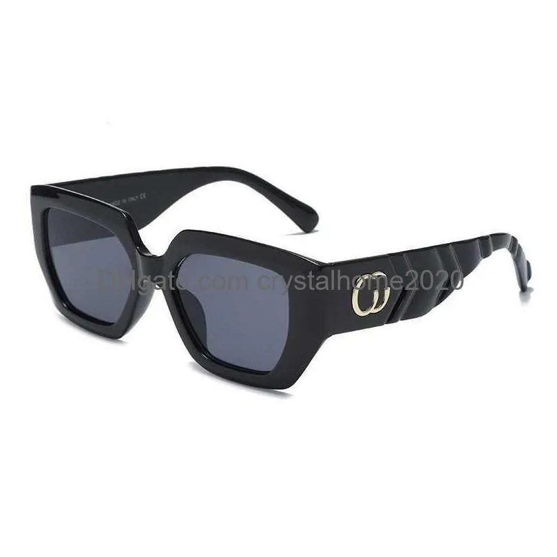 Sunglasses Luxury One Piece Designer Womens Diamond Shaped Panel Frame Mens Outdoor Like G T230911 Drop Delivery Dhygr