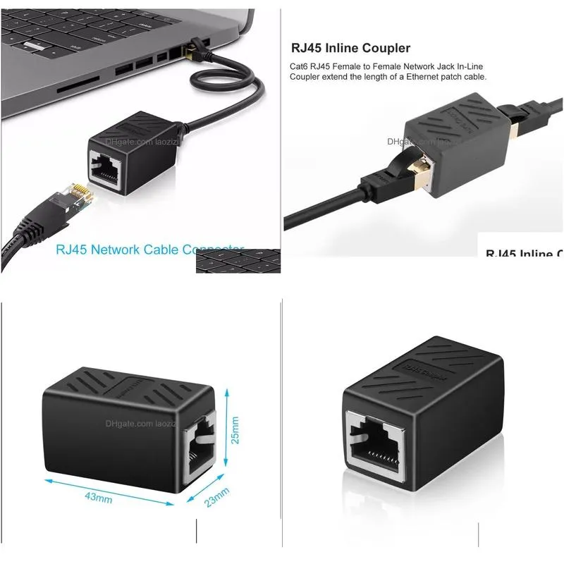 rj45 connector couplers female to female network lan adapter coupler extender