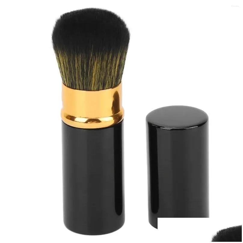 makeup brushes retractable brush travel portable soft hair loose powder cosmetic tool for artist
