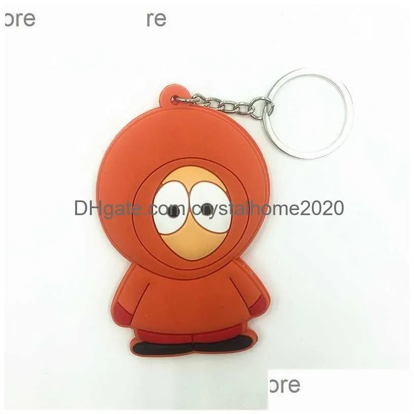 Keychains South Park Roughly Talking Decay 5 Keychain Decorative Jewelry Toy Gifts T230607 Drop Delivery Dh5Tn