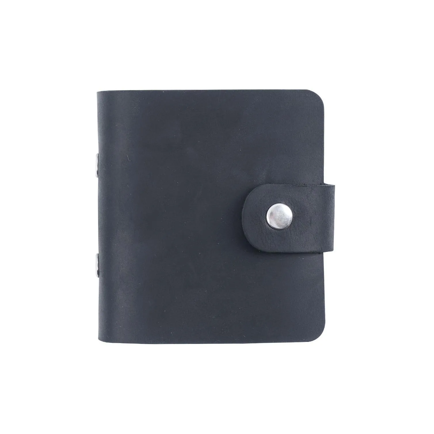 Notepads Wholesale Notepads Genuine Leather A9 Size Ring Planner With 3 Hole Binder Crazy Horse Mini Notebook Retro Portable Notepad D Dhiml