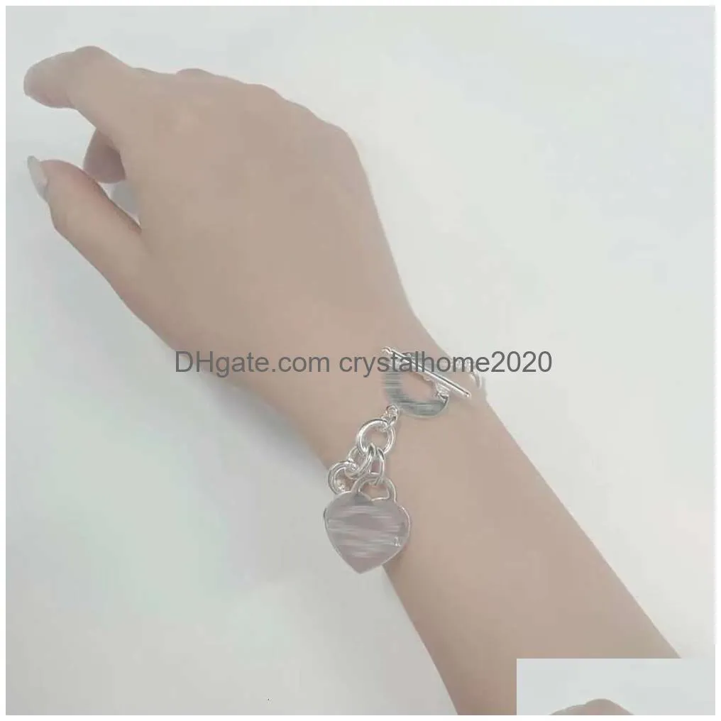 Anyclassic Ot Love Chain Bracelet Fashion Design Hand Jewelry Ladies Live Drop Delivery Dhdu2