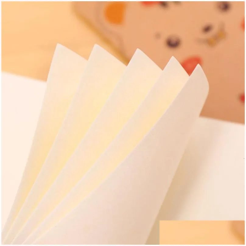 Notepads Wholesale Notepads 40Pcslot Cute Mini Vintage Small Notebook Paper Office School Supplies Gift 230607 Drop Delivery Office Sc Dhjxb