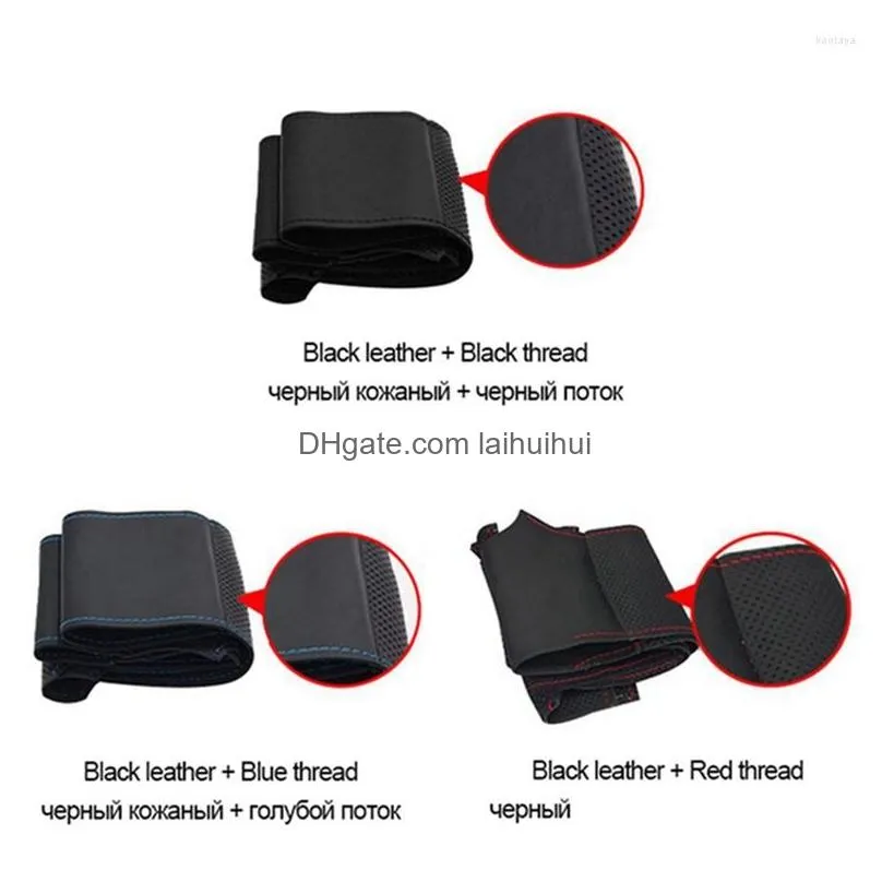 steering wheel covers anti-slip artificial leather braid car cover wrap for m sport m3 e90 e91 e92 e93 e87 e81 e82 e88 accessories