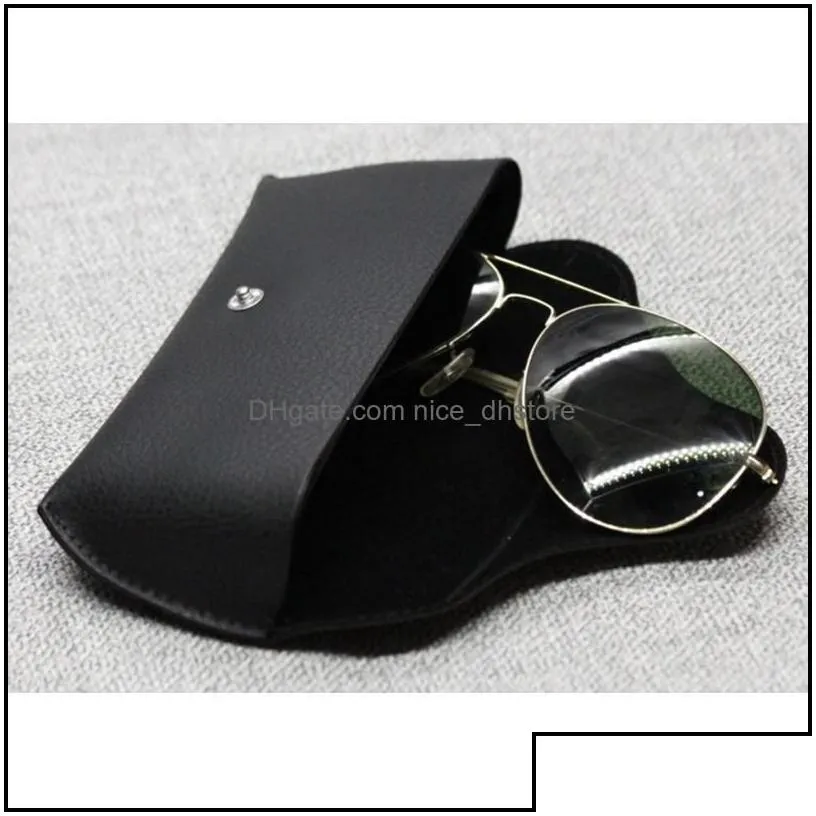 sunglasses cases bags eyewear accessories fashion wholesale black sun glasses case retro brown leather box dhgh2