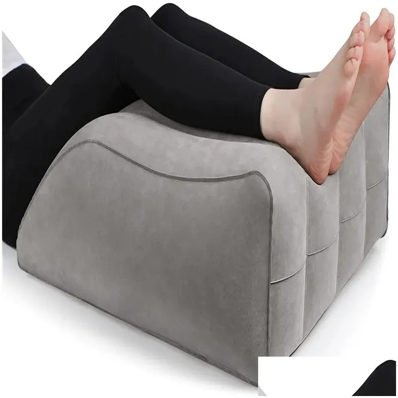 Pillow Leg Elevation Inflatable Wedge Pillows Comfort For Slee Back Relax Support Drop Delivery Dh5Jv