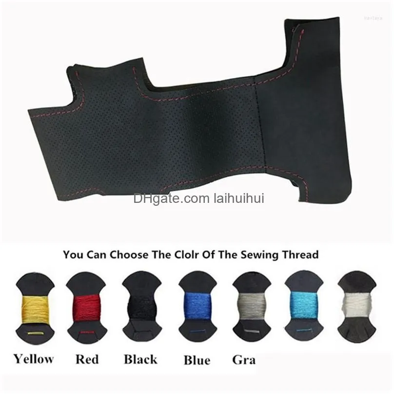 steering wheel covers anti-slip artificial leather braid car cover wrap for m sport m3 e90 e91 e92 e93 e87 e81 e82 e88 accessories