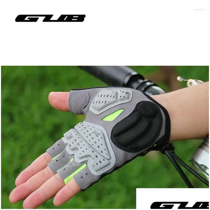 cycling gloves gub non-slip mtb mountain gel shockproof bike half finger men women bicycle sport guantes ciclismo