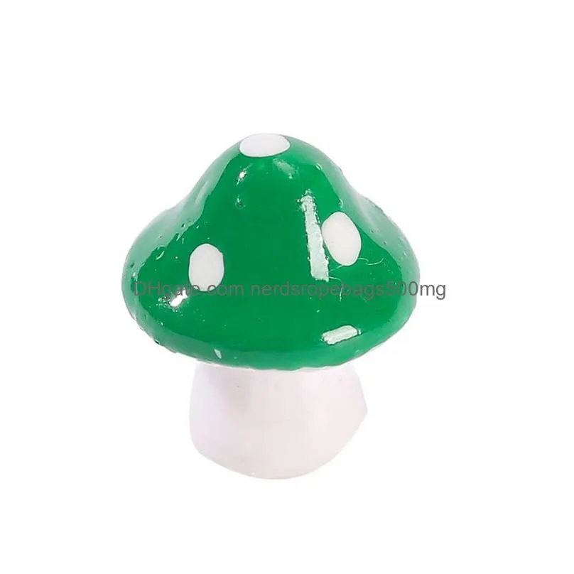 Garden Decorations Resin Simation Colored Mushroom Potted Decorations Garden Pography Props Diy Accessories P252 Drop Delivery Home Ga Dh3Au