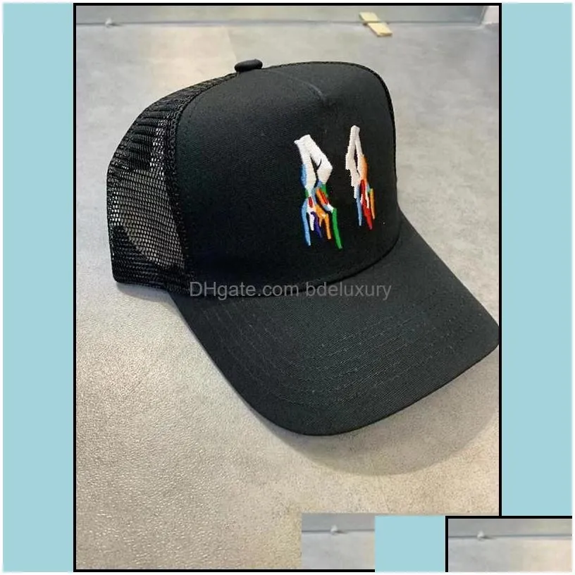 ball caps 2022 latest colors luxury designers hat fashion trucker cap high quality embroidery letters 22ss drop delivery accessories h