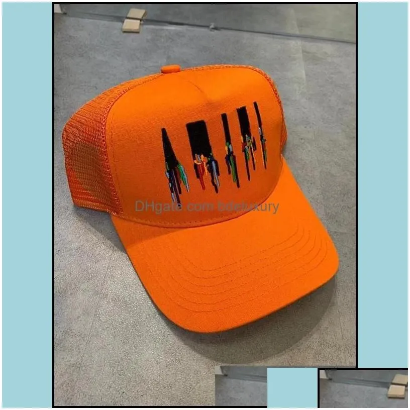ball caps 2022 latest colors luxury designers hat fashion trucker cap high quality embroidery letters 22ss drop delivery accessories h