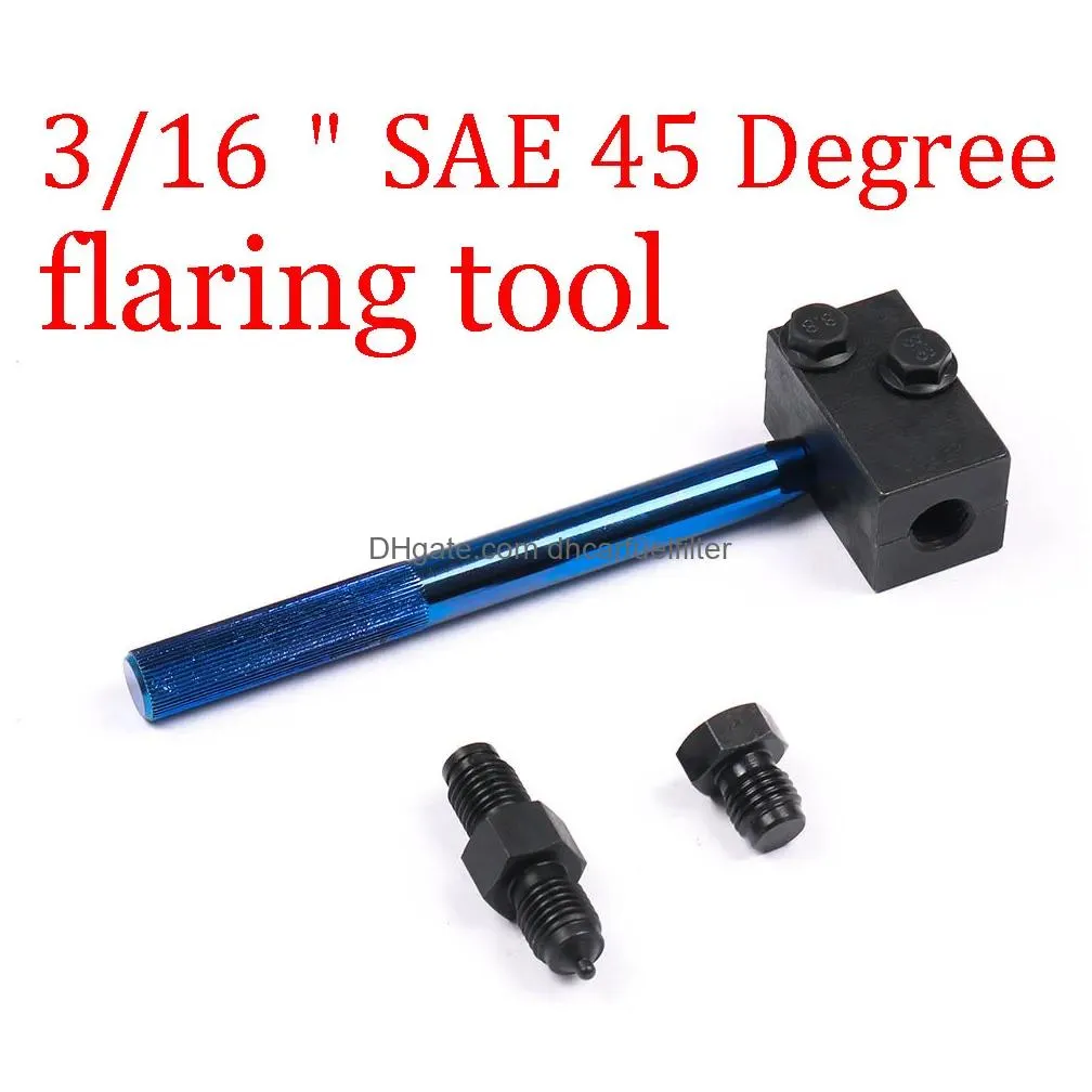 copper brake line flaring tool 3/16 sae handheld 45 degree car repairing accessories pipe reamer double ended op1 op2 punch