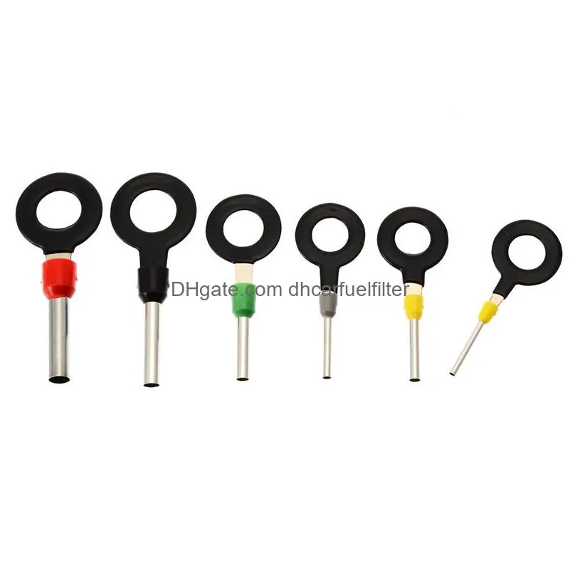 26pcs/18pcs automotive plug terminal removing tool key circuit board wire harness terminal extraction pick crimp pin needle remove set car