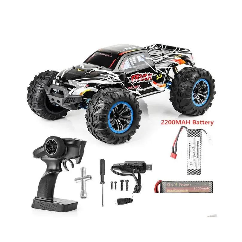 Electricrc Car High Speed 80Kmh 4Wd Brushless Offroad Remote Control Metal Hydraic Alloy 200M Drift Racing By Rc Truck Model Toy Drop Dhf1V