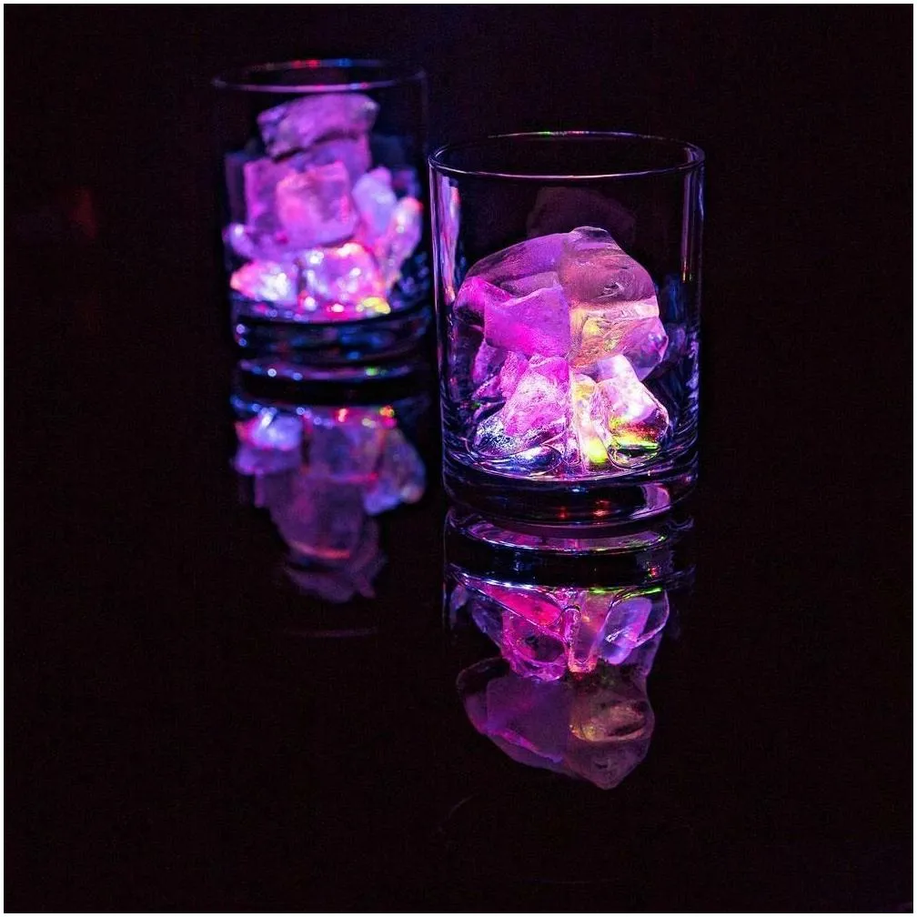 mini glow led coaster mats pads flashing creative luminous light bulb bottle cup sticker mat light up for club bar home party decoration