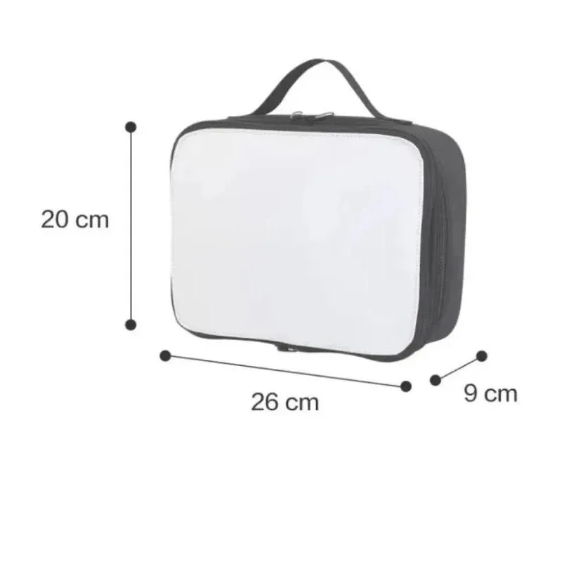  arrival high quality sublimation lunch bag mix color big size lunch bag storage bags stock 1028