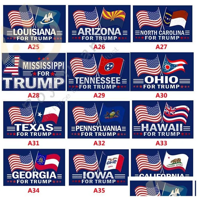 36 styles 3x5 ft trump 2024 flags save america again banner 90x150cm garden flag