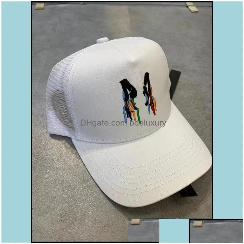 ball caps 2022 latest colors luxury designers hat fashion trucker cap high quality embroidery letters 22ss drop delivery accessories h