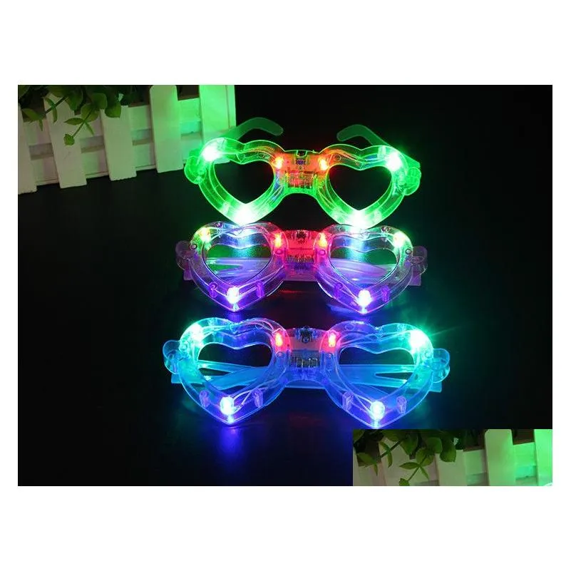 dhs led light decor glass plastic glow led glasses light up toy glass for kids party celebration neon show christmas year