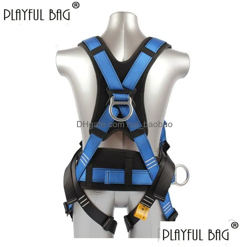 climbing r pb playful bag full body safety belt for high work high strength polyester material construction work belt zl72 230815