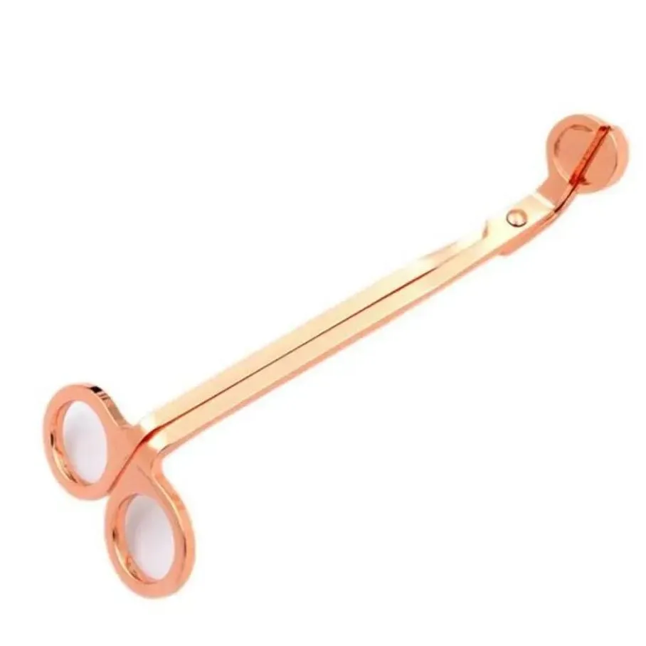 ups stainless steel snuffers candle wick trimmer rose gold scissors cutter oil lamp trim scissor cutter wholesale sep01