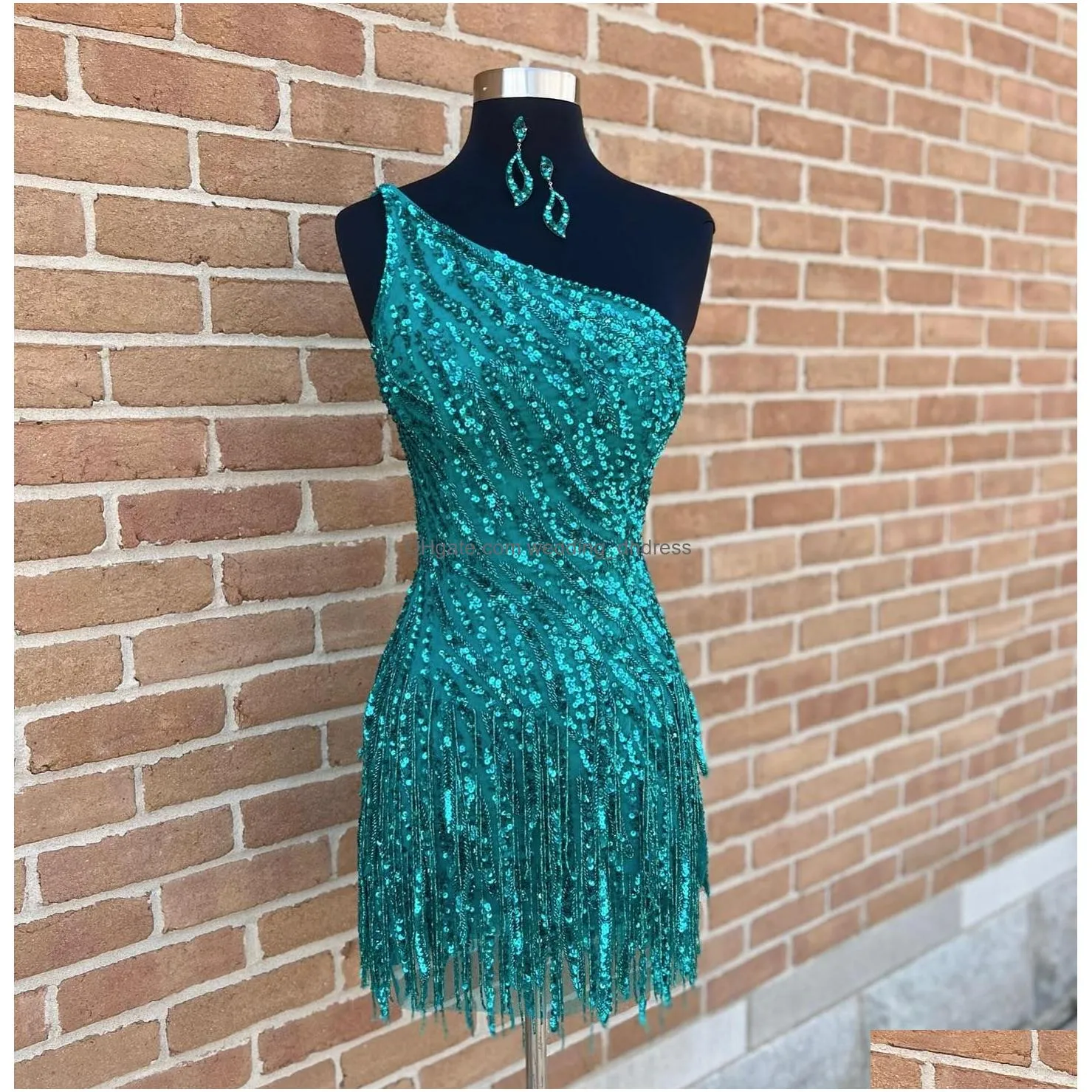 sequin fringe nye party dress 2023 tassel lady short formal event cocktail hoco gown club date night dance prom pageant interview gala vacation one-shoulder red