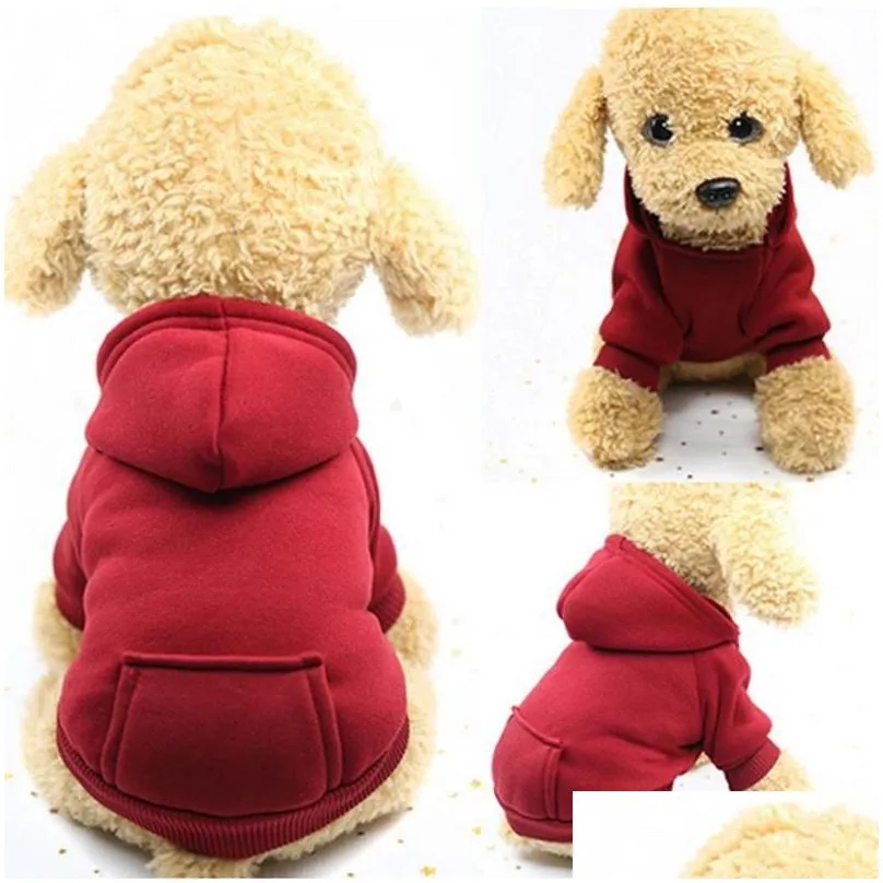 dhs stock pet dog apparel clothes for small dogs clothing warm for dogs coat puppy outfit pet for large hoodies chihuahua fy3690 c0417