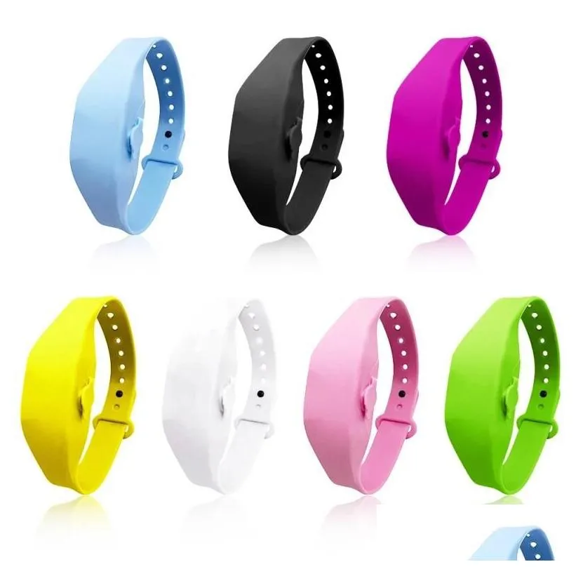  s refillable silicone sanitizer wristbands hand sanitizer bracelet dispenser wearable sanitizering dispenser travel with squeeze