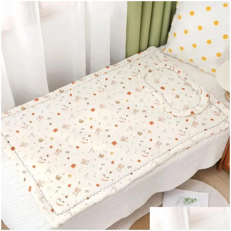 Baby Mattress Cushion Pillow Set Kids Cotton Bedding  Garten Naptime Pillows 240127 Drop Delivery Dhx1G